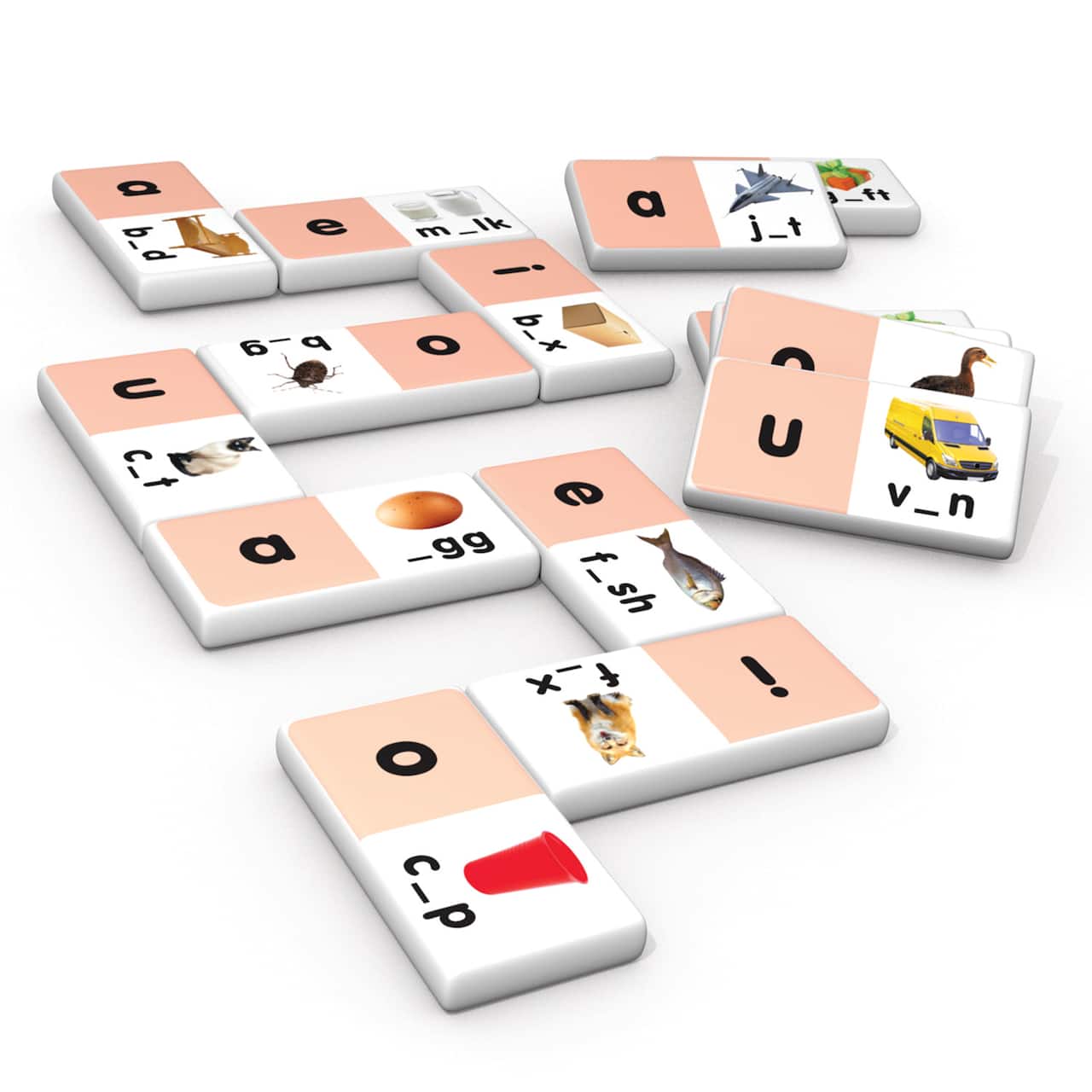 Junior Learning® Match & Learn Short Vowel Dominoes